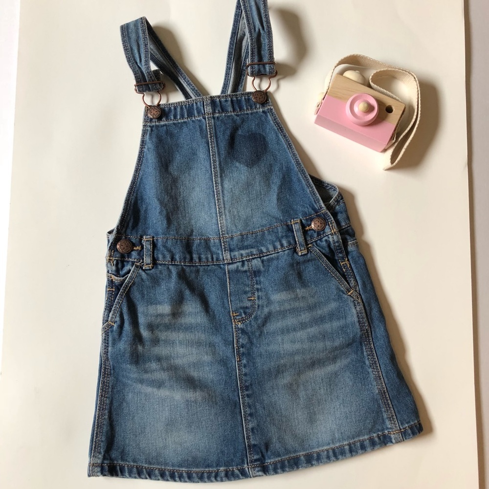 Oshkosh Jean Overall Jumper Vestback Heart Detail